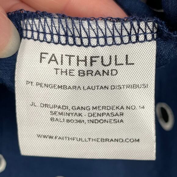 Faithfull The Brand Alto Dress Blue Polka Dot 6 - Picture 13 of 15
